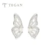 SILVER 925 BUTTERFLY WINGS EARRINGS