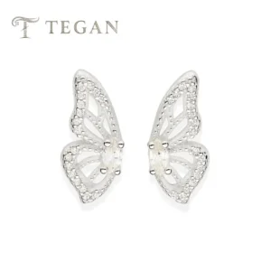 SILVER 925 BUTTERFLY WINGS EARRINGS